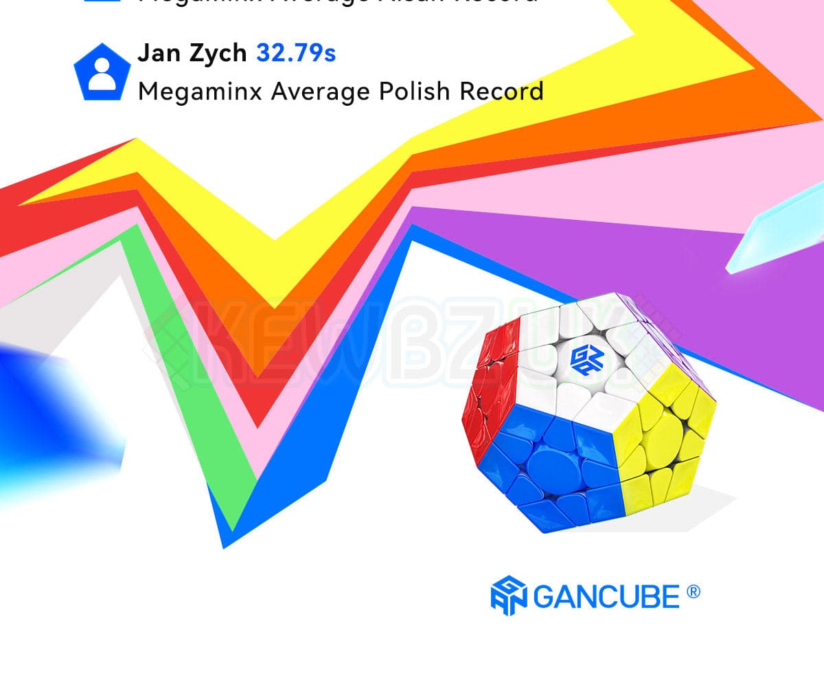 GAN Megaminx V2 (Magnetic, Maglev, UV, Ball-Core)