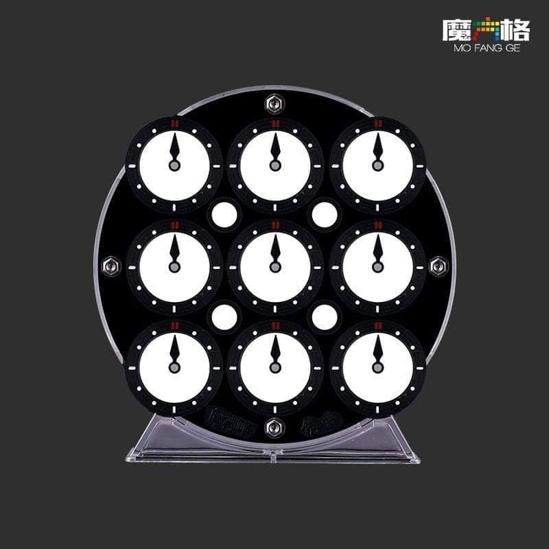 QiYi Clock M - 9 dials black face from KewbzUK speed cubes and puzzles