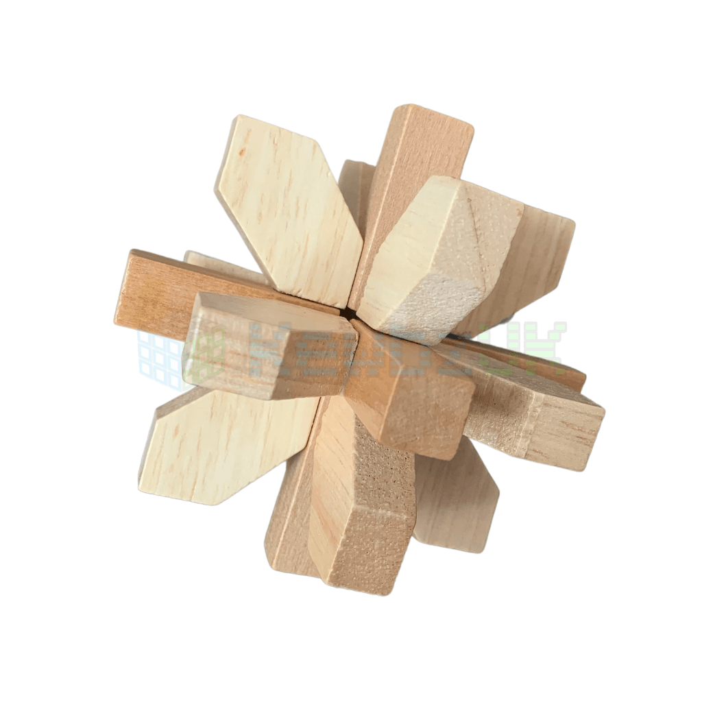 Wooden Kongming - Snowflake